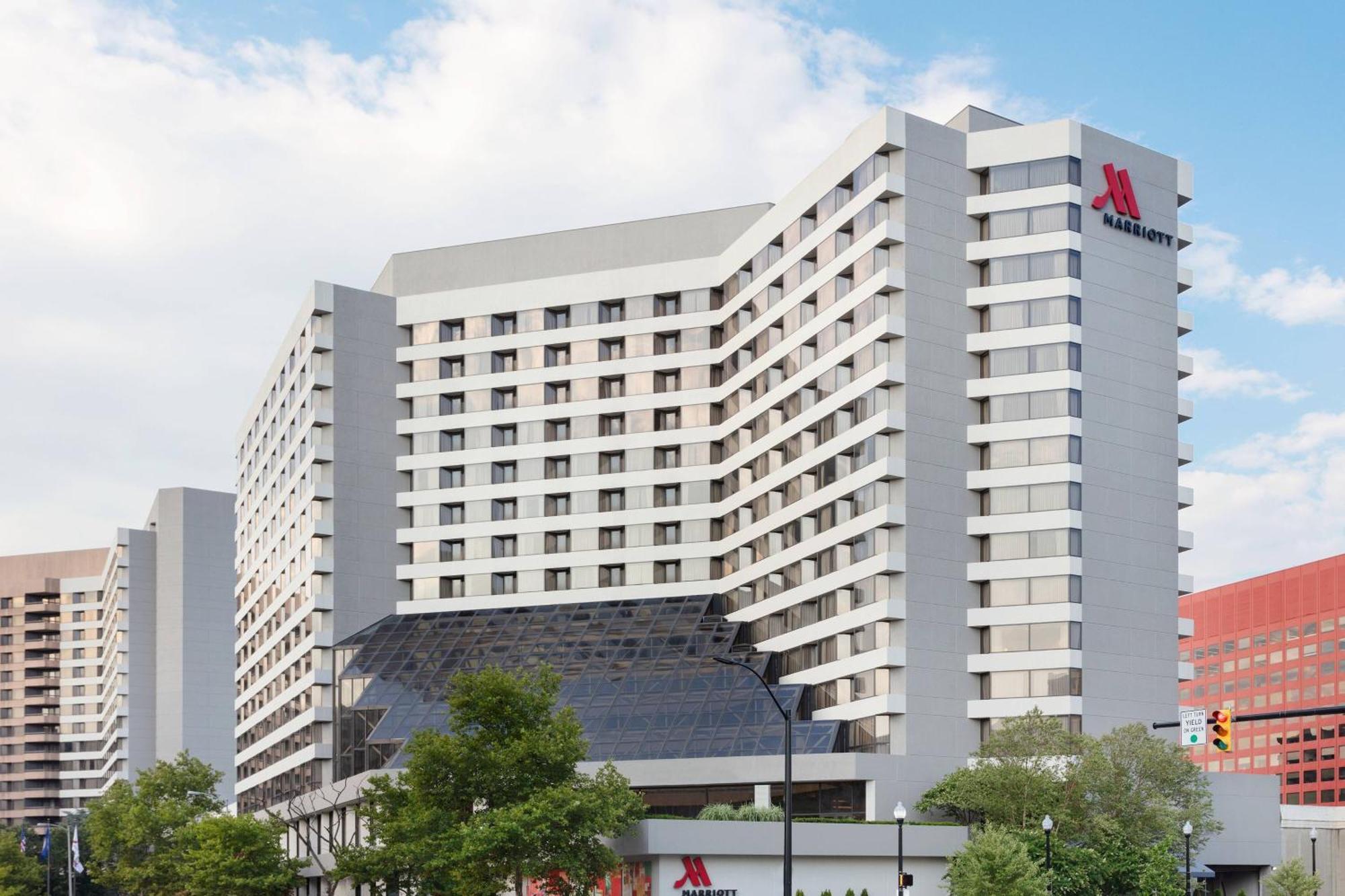 Hotel Crystal Gateway Marriott Arlington Exterior foto